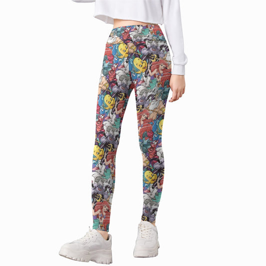 Undersea Crew Sketch - Kid's Leggings