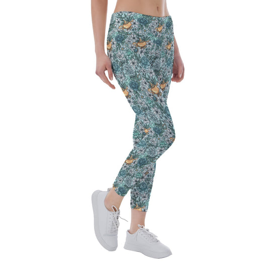 Fairytale Florals - Arabian Princess - Women's Yoga Leggings