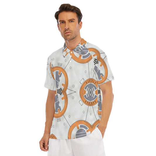 Little Round Droid - Men's Polo Shirt
