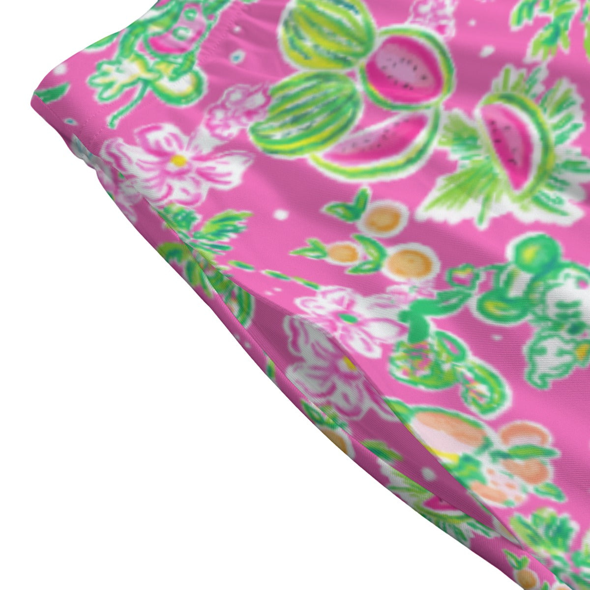 Bright Tropical Vibes - Watermelon Mouse Duo - Women’s Pocket Midi Skirt