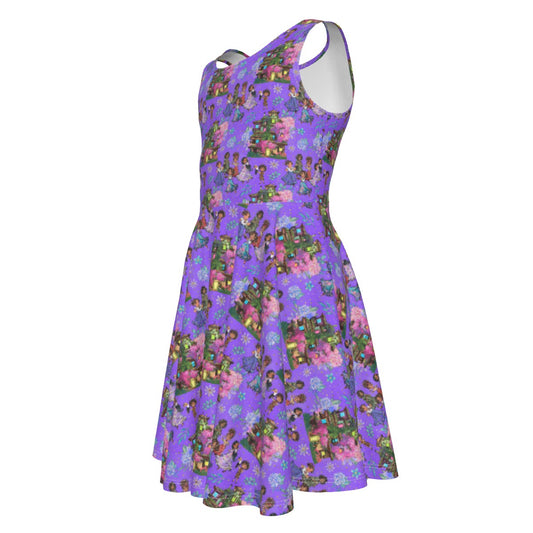 Whimsical Family Magic - Kid's Sleeveless Skater Dress