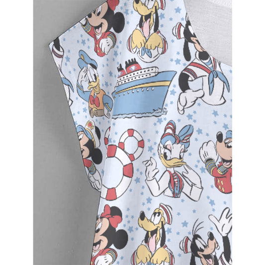 Sailor Cruise Stars - Women’s Relaxed Fit Scoop Tee