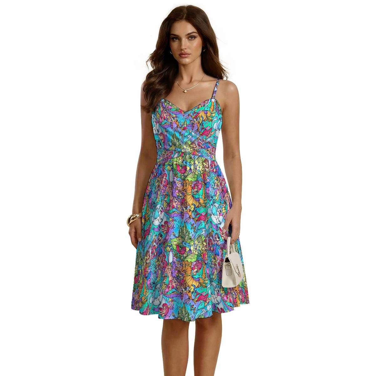 Under the Sea Storybook Scenes - Women's Sweetheart Cami Dress