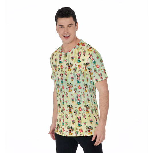 Garden Mouse Helpers at Work - Men's Short Sleeve T-Shirt