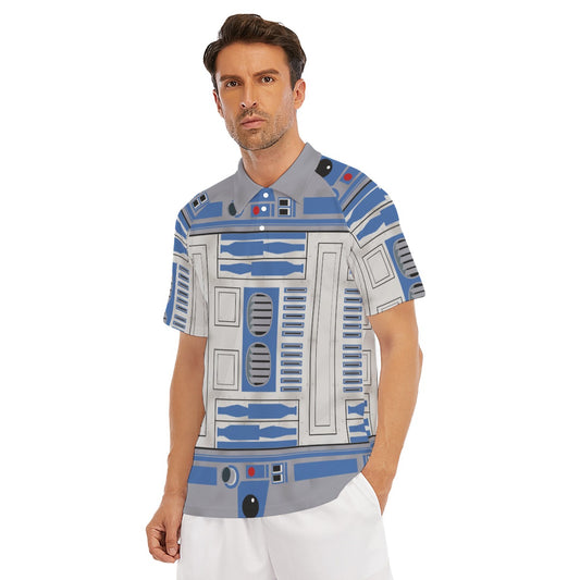 Little Blue Droid - Men's Polo Shirt