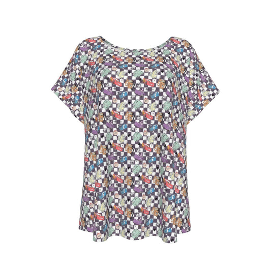 Halloween Racing Crew - Women’s Relaxed Fit Scoop Tee