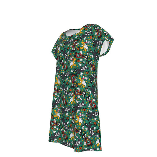 Beloved Couple as Spooky Pair - Women's T-Shirt Dress