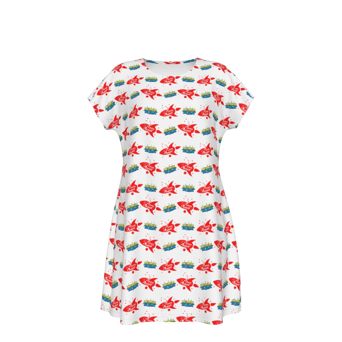 Galactic Rocket Party - Women's T-Shirt Dress