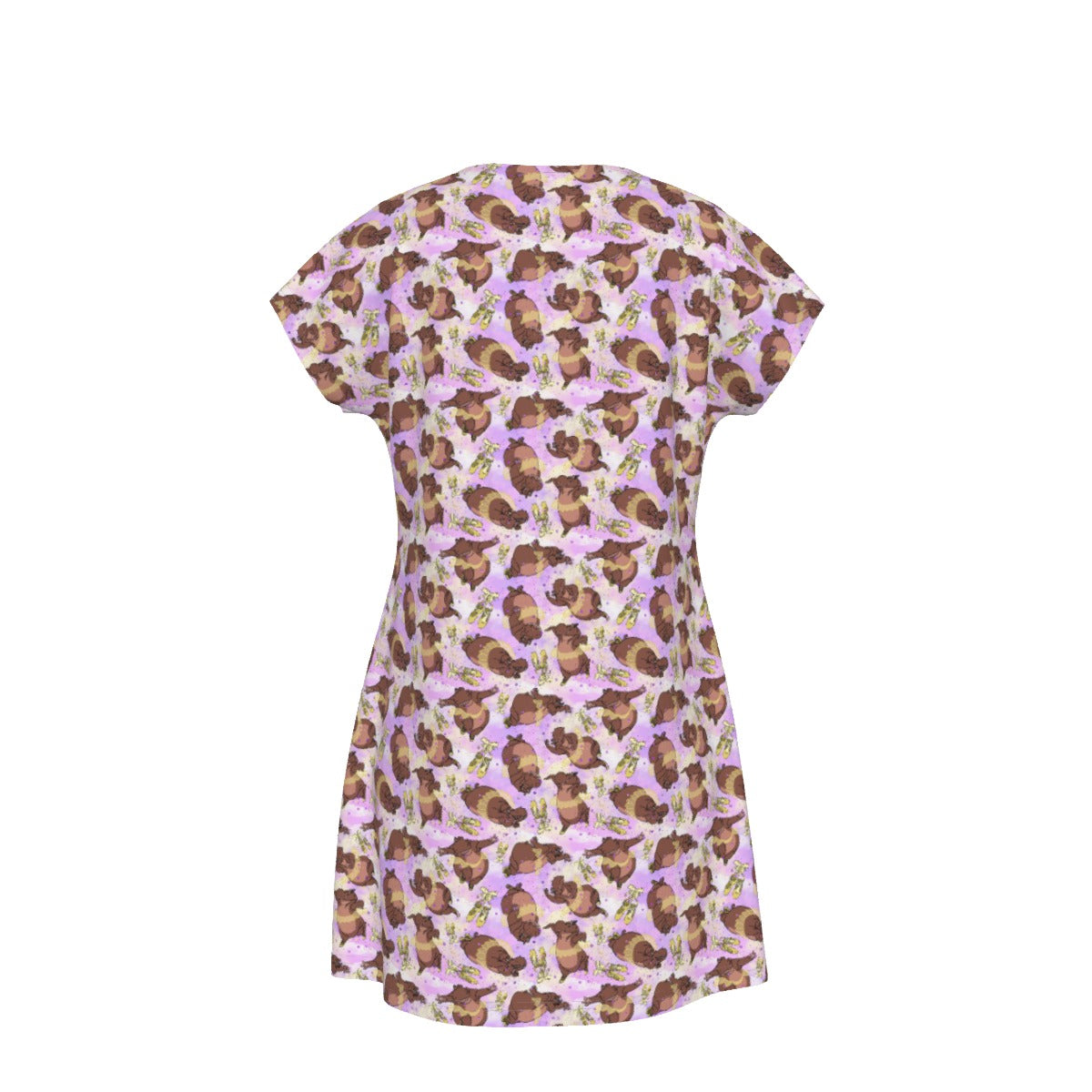 Ballerina Hippos - Women's T-Shirt Dress