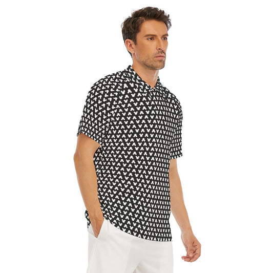 Playful Polka Dot Ears - Men's Polo Shirt