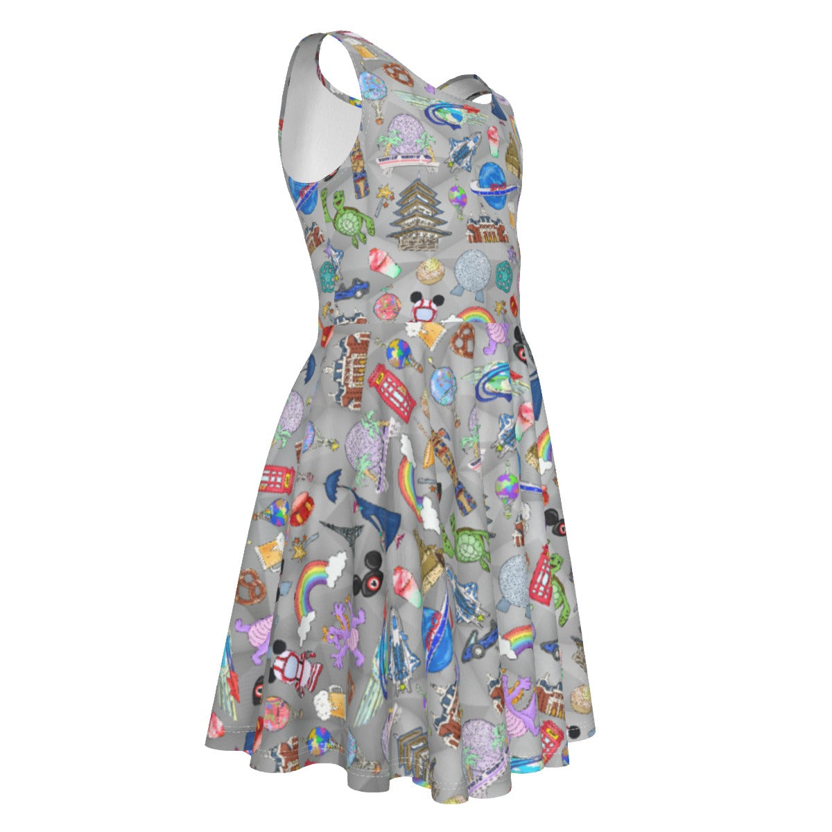 EC Around The World Experience - Kid's Sleeveless Skater Dress