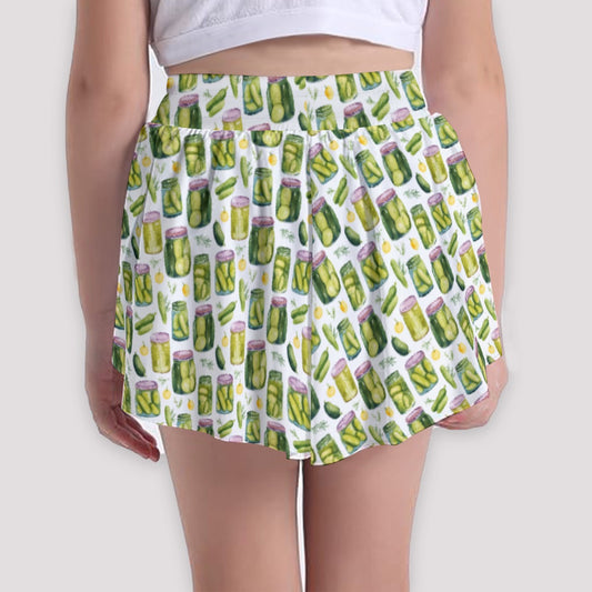 Perfect Pickle Jars - Girls’ Flowy Pocket Shorts