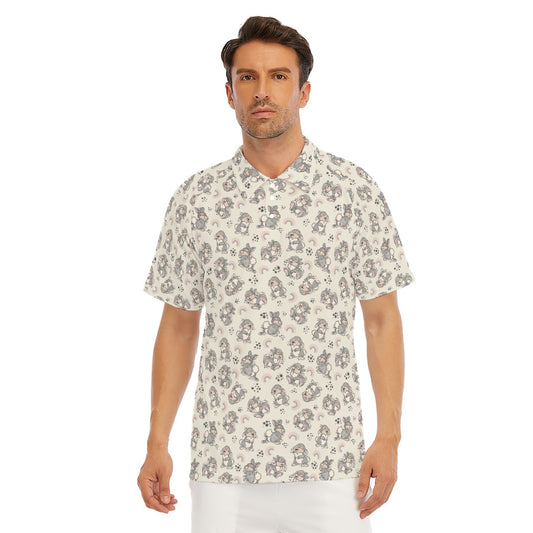 Bouncy Bunny Bliss - Men's Polo Shirt