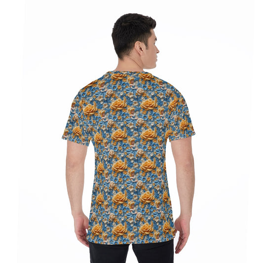 Regal Embroidered Royal Maiden - Men's Short Sleeve T-Shirt