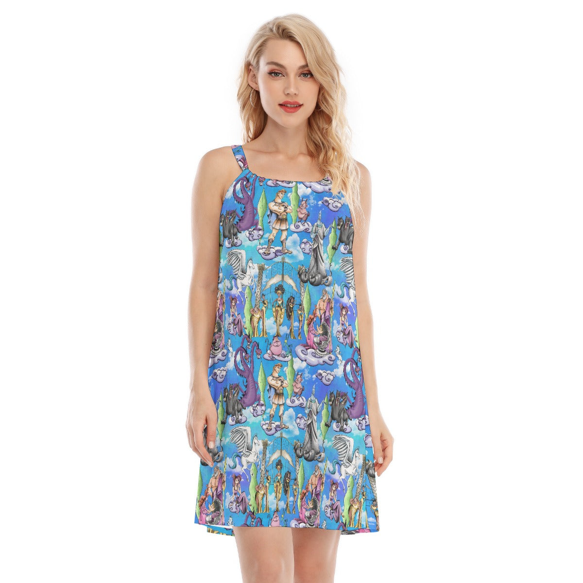 Mythic Hero Chaos Clouds - Women’s Adjustable Sundress