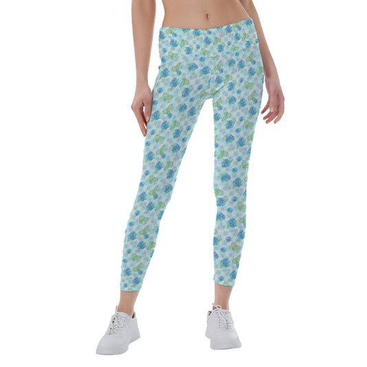 Summer Fruits - Blueberry - Women's Yoga Leggings