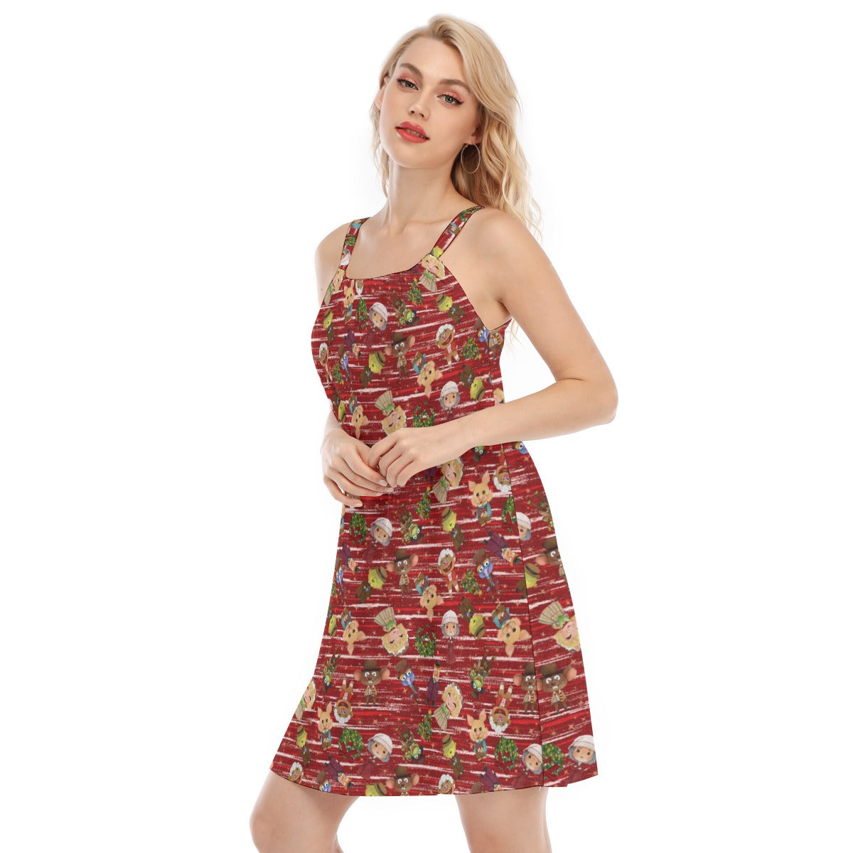 A Very Festive Puppet Christmas - Women’s Adjustable Sundress