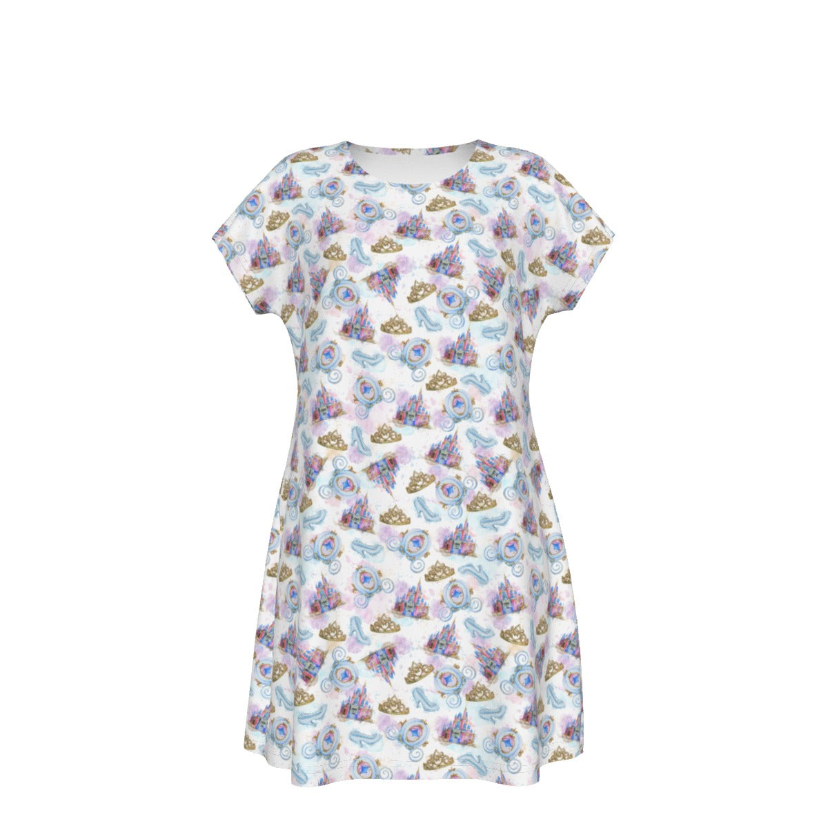 Watercolor Fairytale Fantasy - Women's T-Shirt Dress