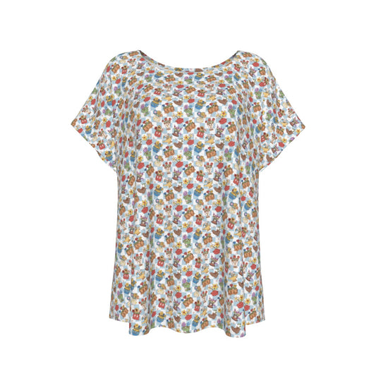 Flourishing Fairytale Pots - Women’s Relaxed Fit Scoop Tee