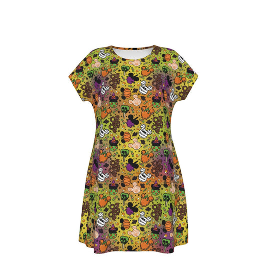 Monster Snacks Treats - Women's T-Shirt Dress