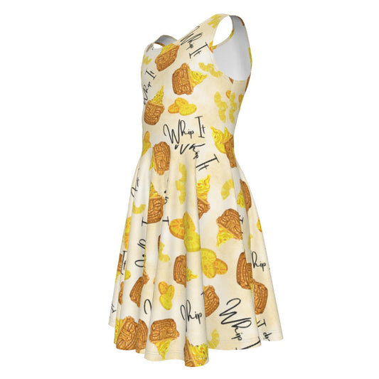 Pineapple Whip It! - Kid's Sleeveless Skater Dress