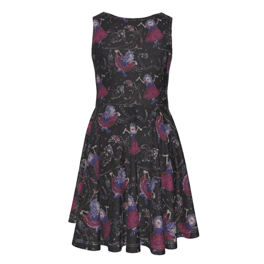 Marvelous Magical Mim - Kid's Sleeveless Skater Dress