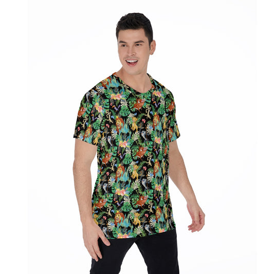 Watercolor Jungle Pride - Men's Short Sleeve T-Shirt