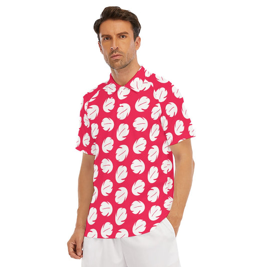 Island Leaf Print - Men's Polo Shirt
