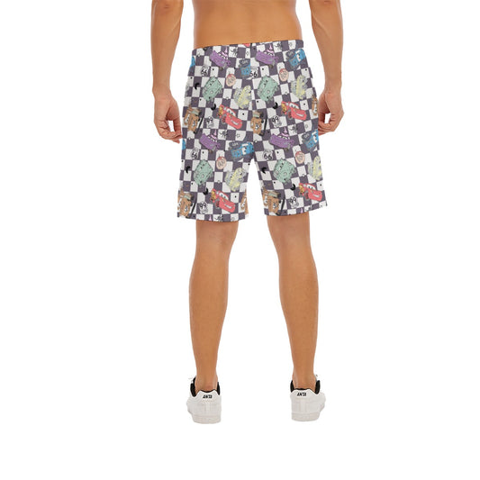 Halloween Racing Crew - Men’s Pocket Beach Shorts