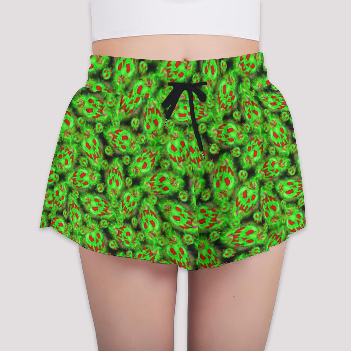 Just One Bite  - Girls’ Flowy Pocket Shorts