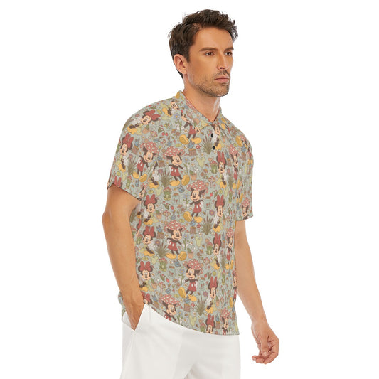 Woodland Frolics Cottagecore - Men's Polo Shirt