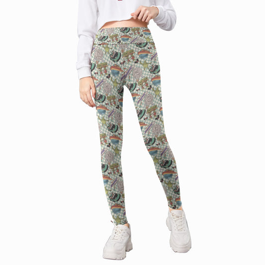 Hand Drawn EC - Kid's Leggings