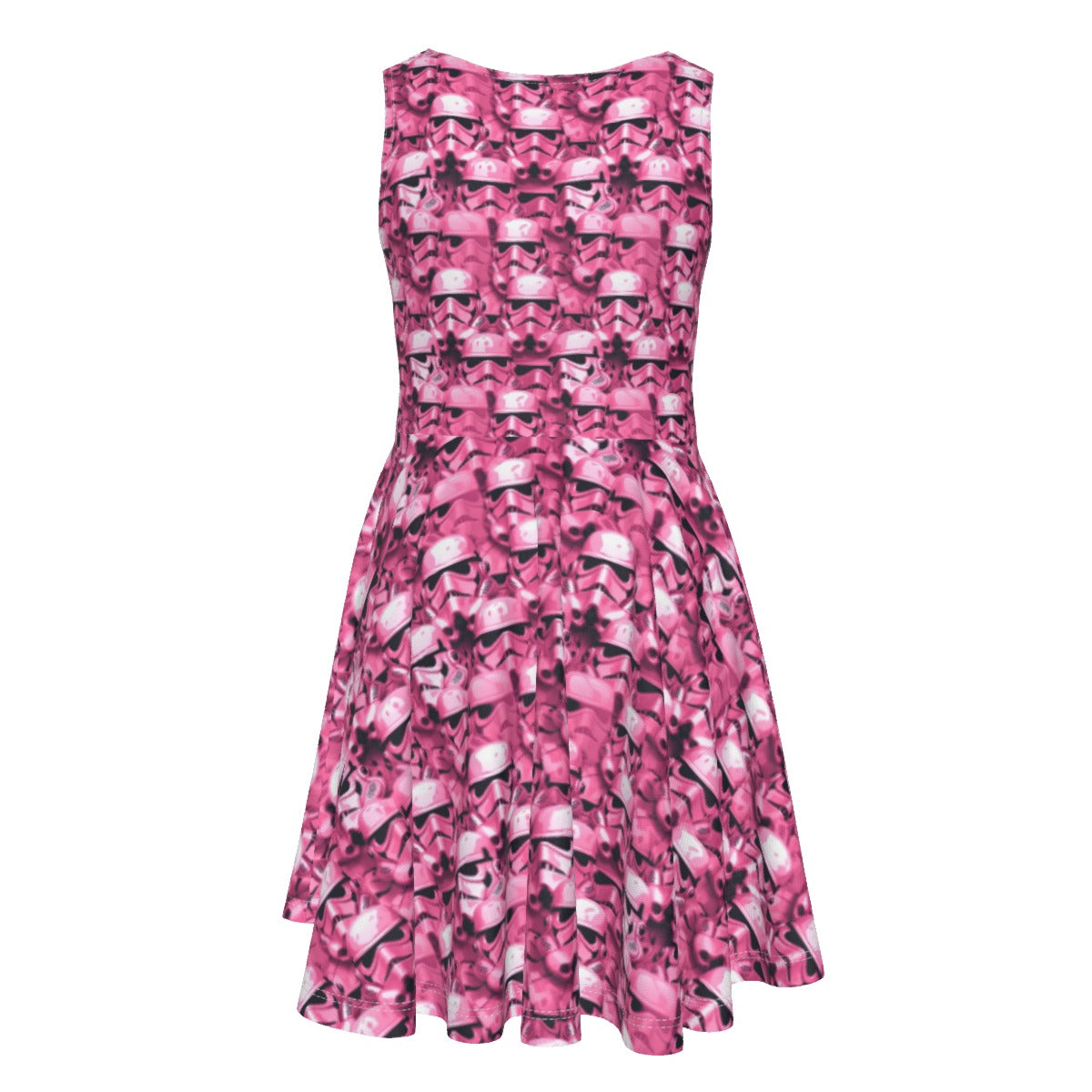 Pink Helmet Battalion - Kid's Sleeveless Skater Dress