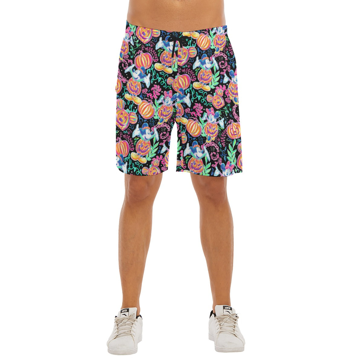 Mouse and Friends Pumpkin Parade - Men’s Pocket Beach Shorts