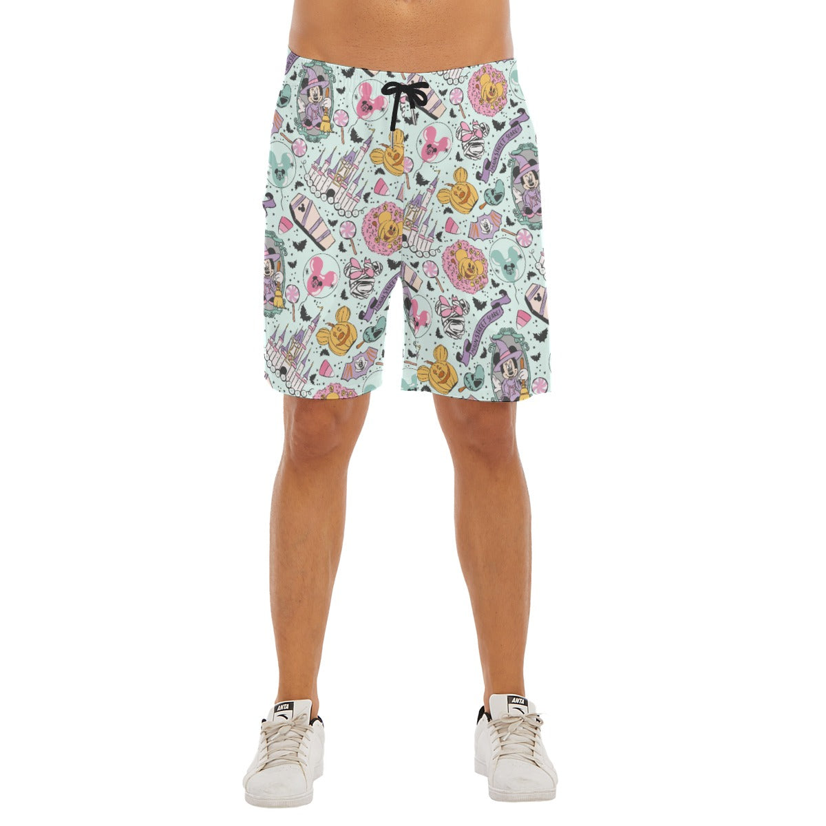 Pastel Spooky Party - Men’s Pocket Beach Shorts
