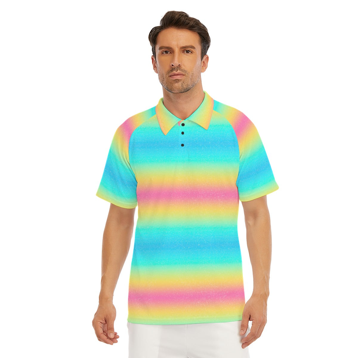 Rainbow Ombre - Men's Polo Shirt