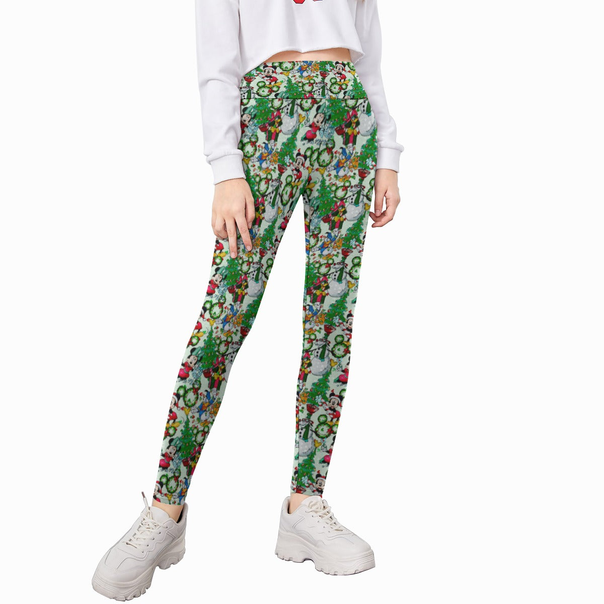 Mouse Friends Christmas Decorations - Kid's Leggings