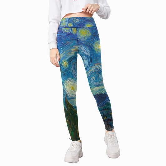 Van Gogh Starry Night - Kid's Leggings
