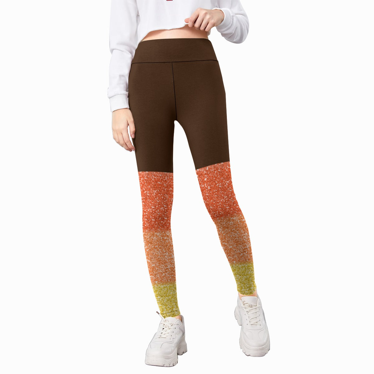 Candy Racer Leggings: Gloyd Orangeboar - Kid's Leggings
