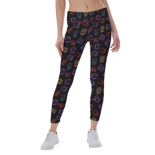 Villain Silhouettes Sparkle - Women's Yoga Leggings