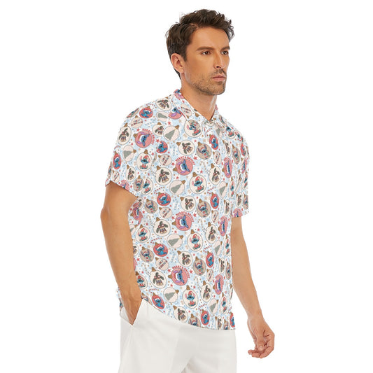 Festive Elf and Ornament Fun - Men's Polo Shirt