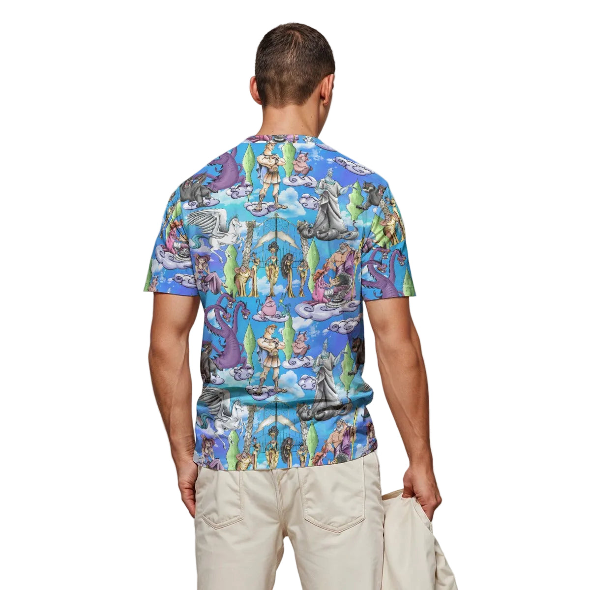 Mythic Hero Chaos Clouds - Men's Short Sleeve T-Shirt