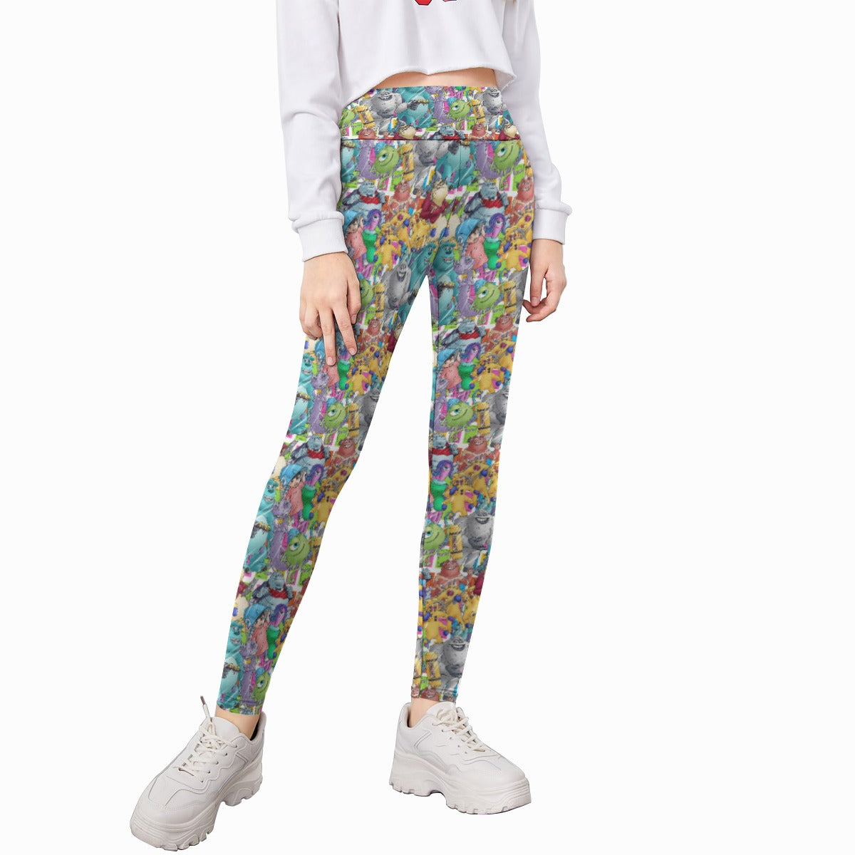 Monster Mayhem Sketched - Kid's Leggings