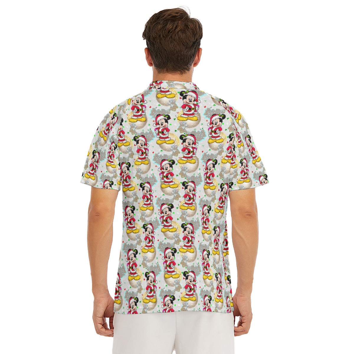 Santa Mouse Celebration - Men's Polo Shirt