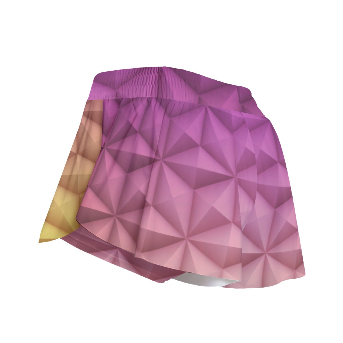 Geometric Spaceship Sphere - Women's Flowy Pocket Shorts