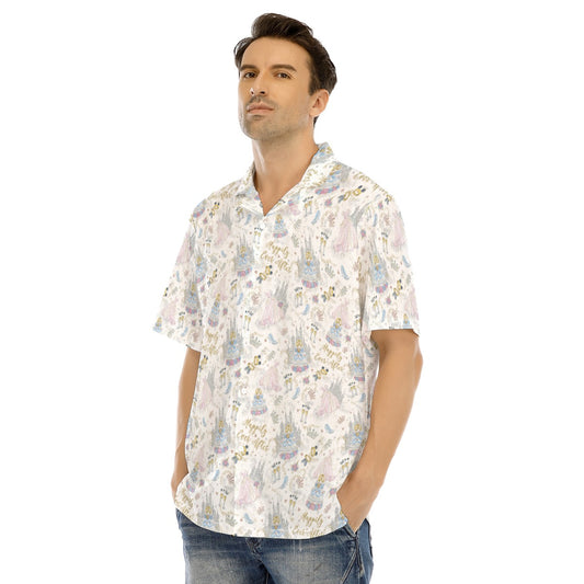 Happily Ever After Weddings - Men's Hawaiian Button Up Shirt