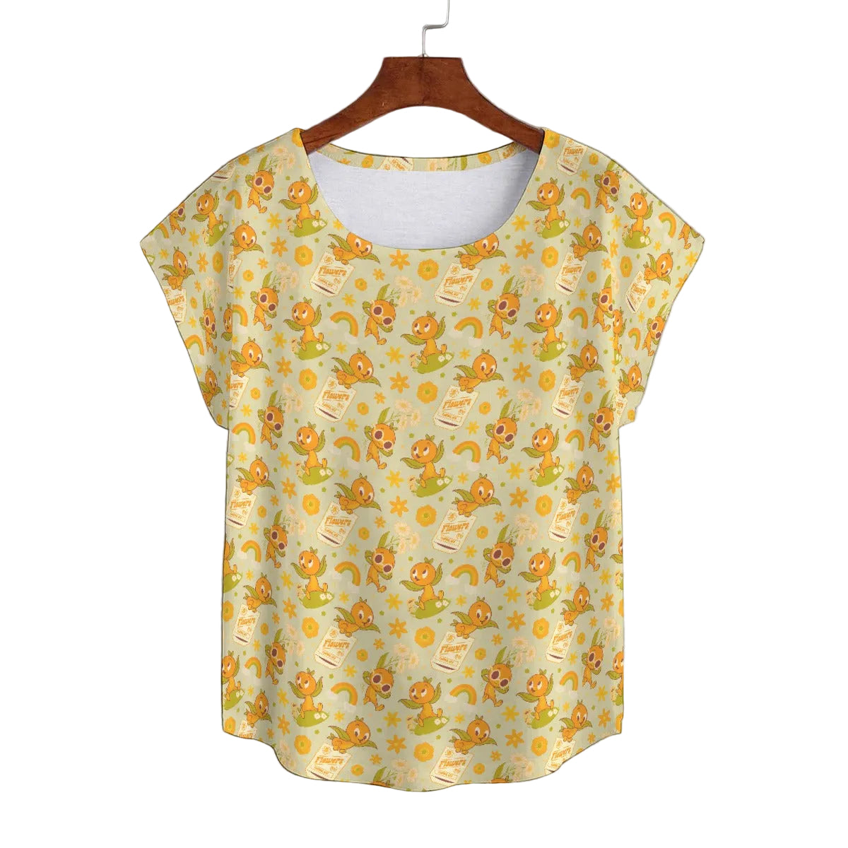 Vintage Citrus Garden - Women’s Relaxed Fit Scoop Tee