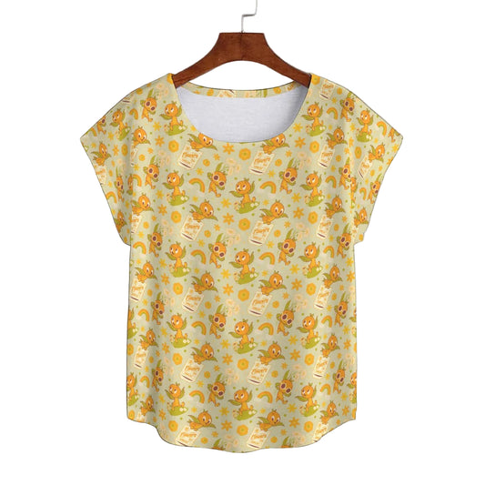Vintage Citrus Garden - Women’s Relaxed Fit Scoop Tee