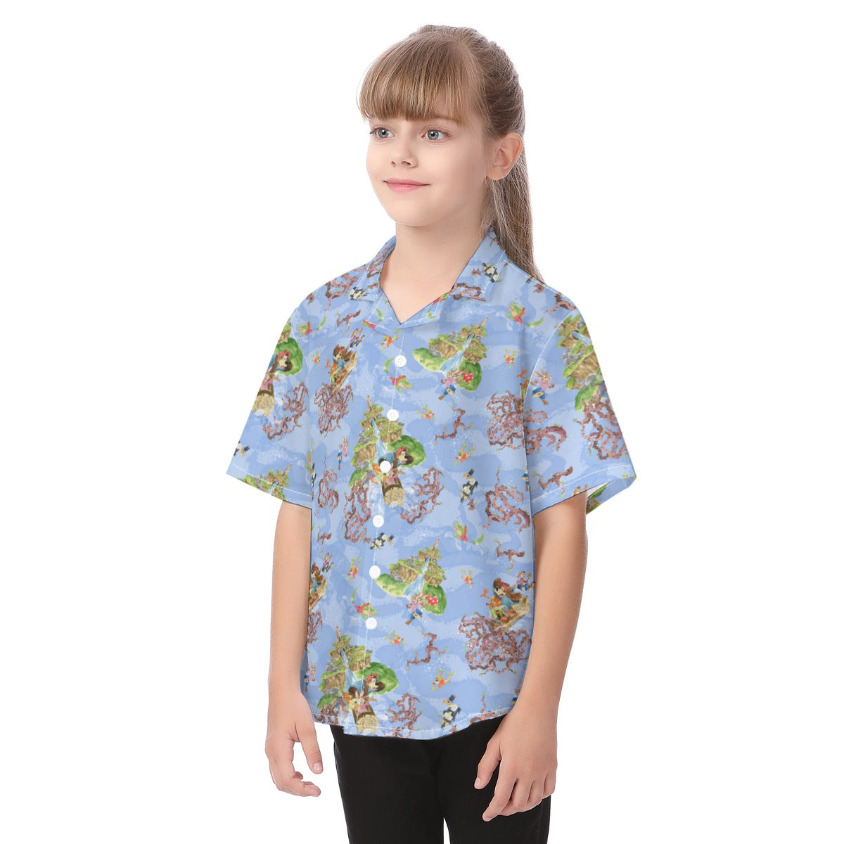Briar Patch Splash - Kid's Hawaiian Button Up Shirt
