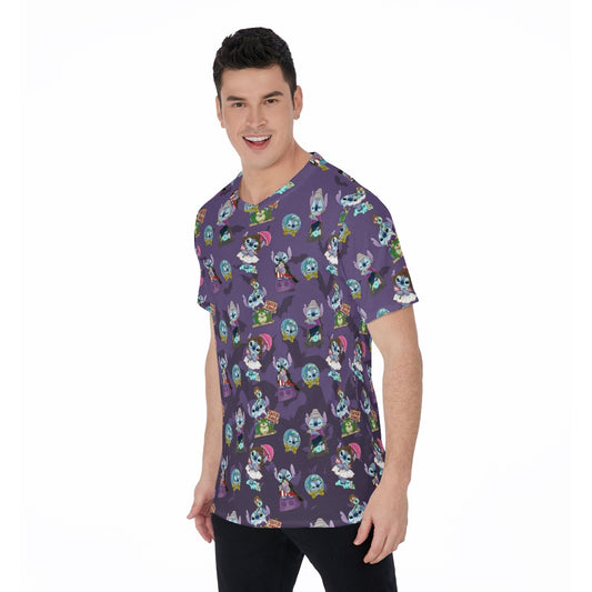 Haunted Alien Portraits - Men's Short Sleeve T-Shirt